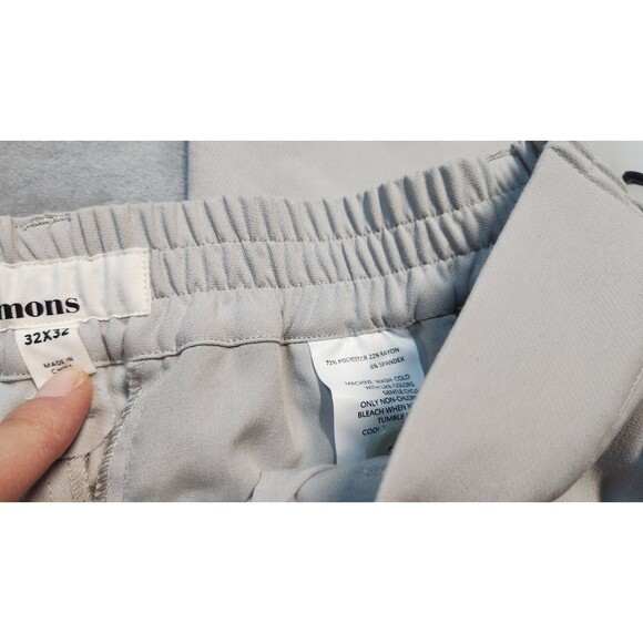 The Commons Men's Light Grey 32X32 Hybrid E-Waist Trouser Pants NWT - Picture 7 of 10